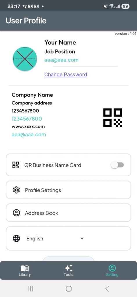 CardySync card scanner